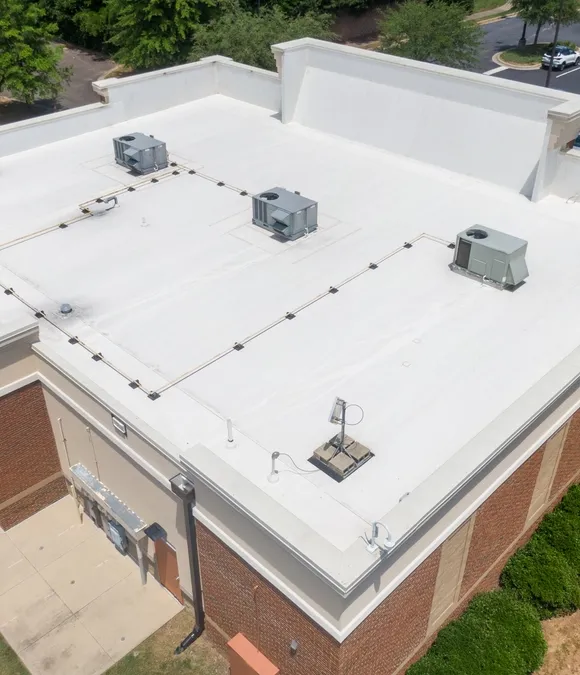 TPO Roofing of a new house